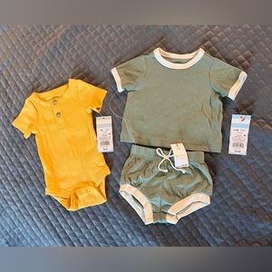 Cat & Jack Onesie + Matching Set | NB Boy